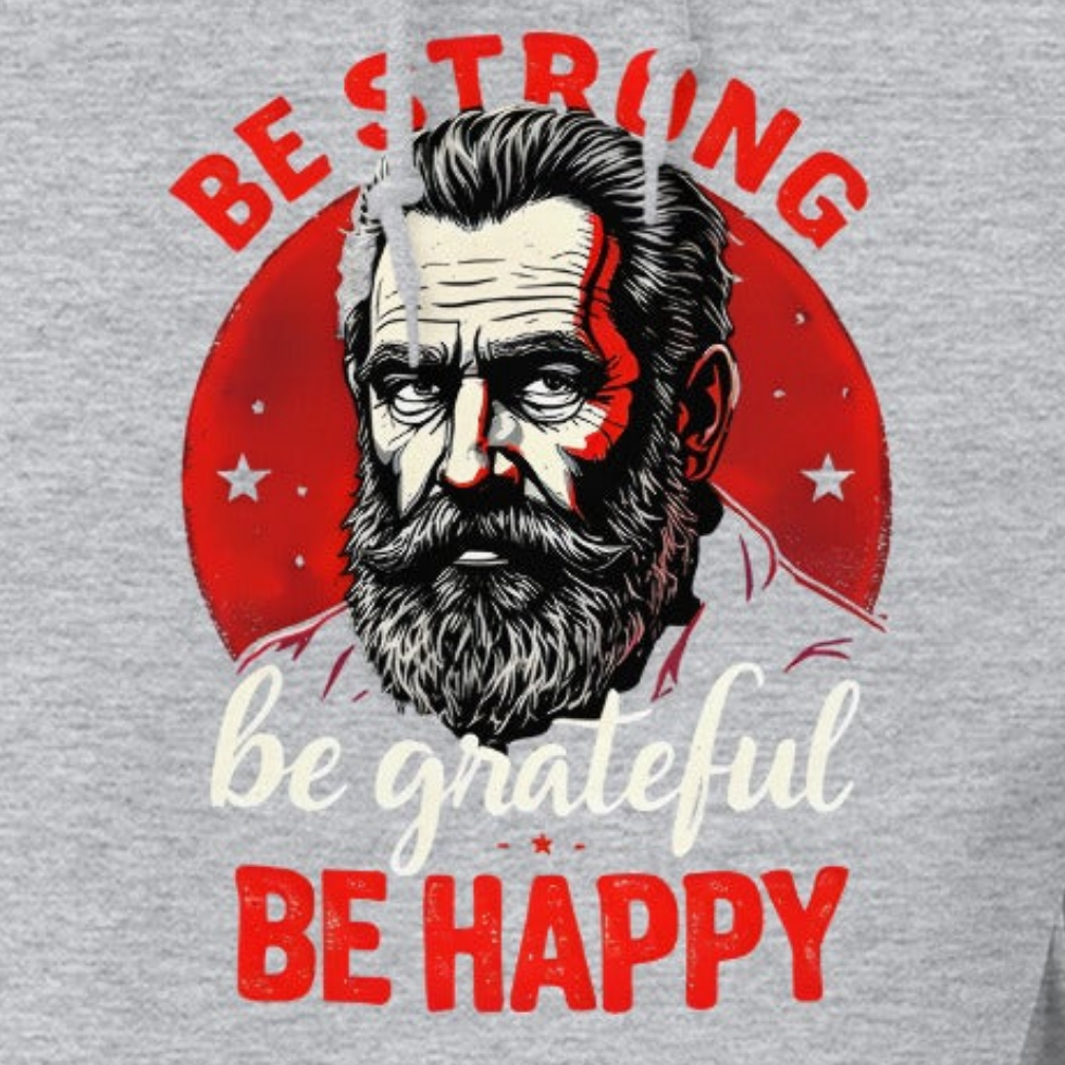 Unisex Be strong be grateful be happy Hoodie