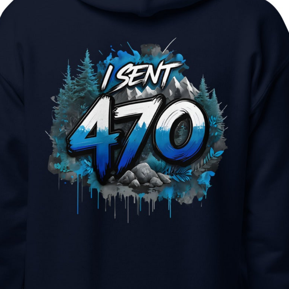 Youth Unisex I sent the 470 trail Heavy blend hoodie
