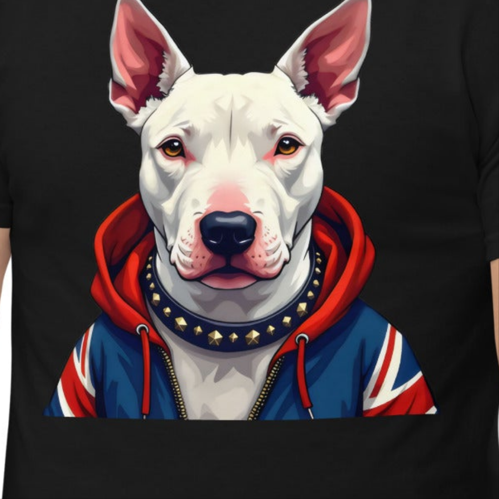 Unisex What English bull terrier union Jack Hoodie classic tee