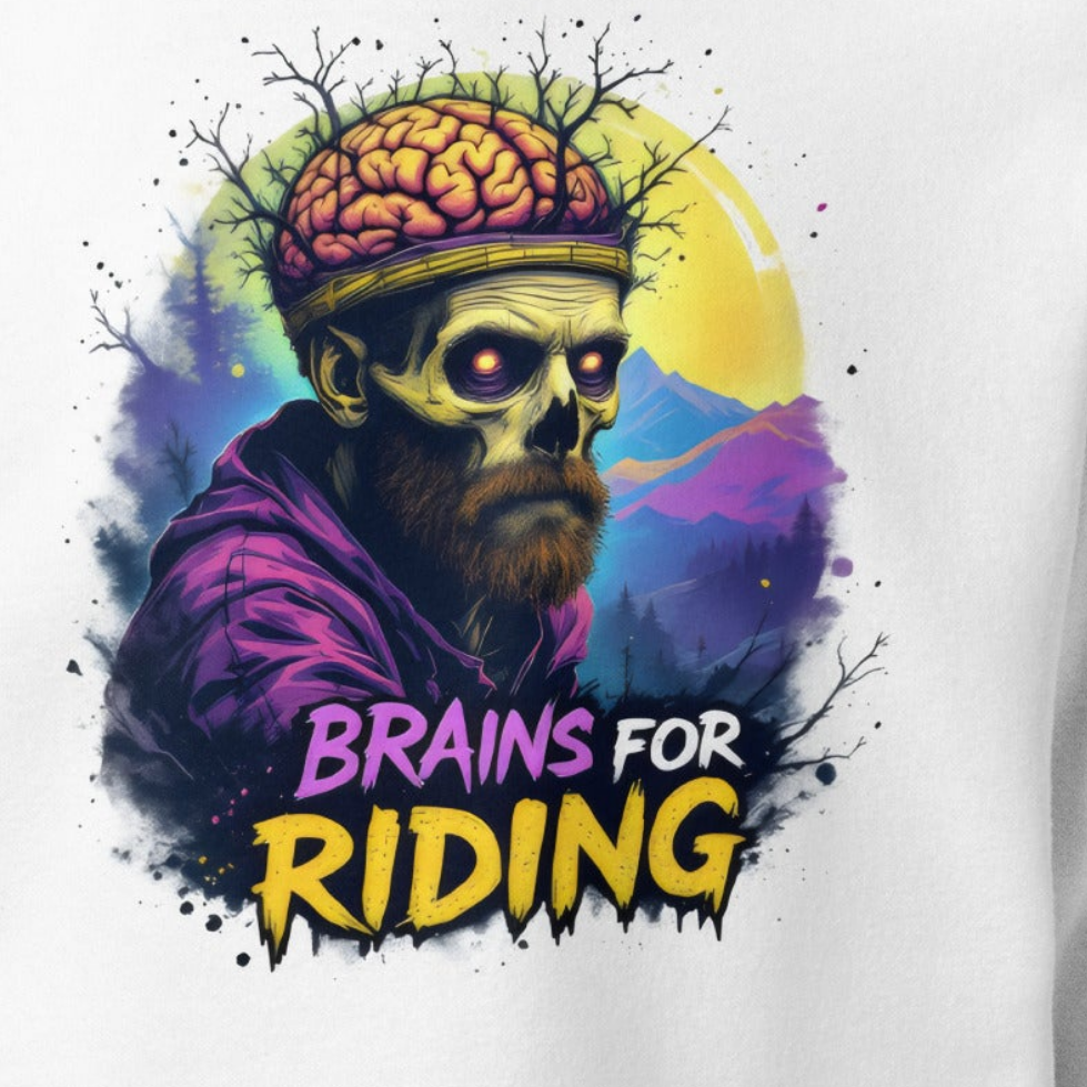 Unisex Brain's rider Front & rear print Premium Hoodie