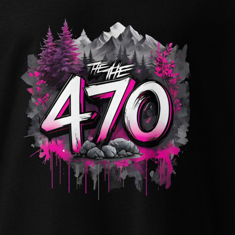 Oversized Men's purple graffiti style I sent The 740 Trail heavyweight t-shirt