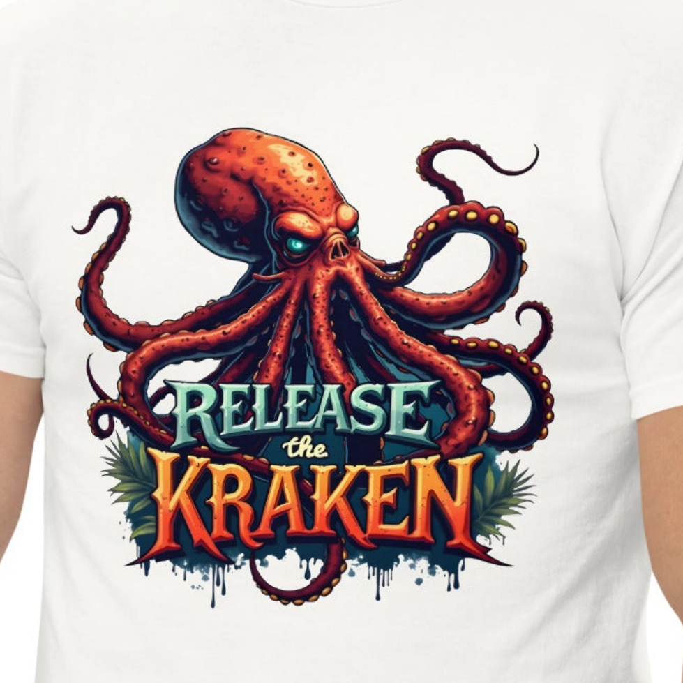 Men's released a Kraken classic tee
