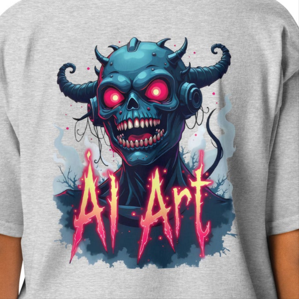 Youth Twin print AI Monster Arts series 2 classic tee