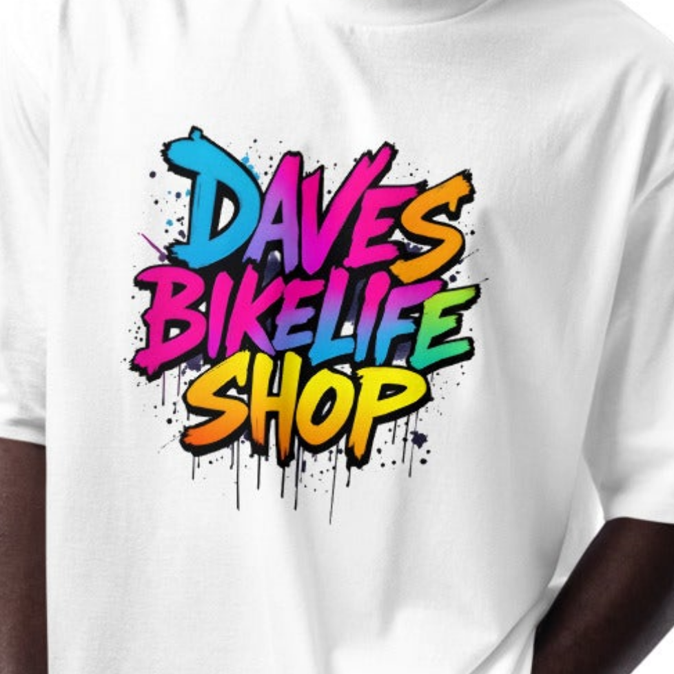 Oversized Twin print DBL Graffiti Front Adventure four printback heavyweight t-shirt