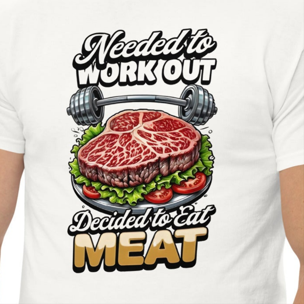 Unisex Workout fitness Japanese waggon Steak classic tee