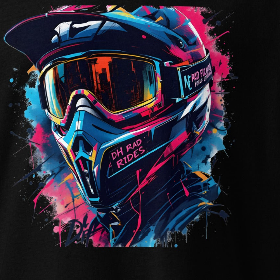 Oversized DH Rad riders heavyweight t-shirt