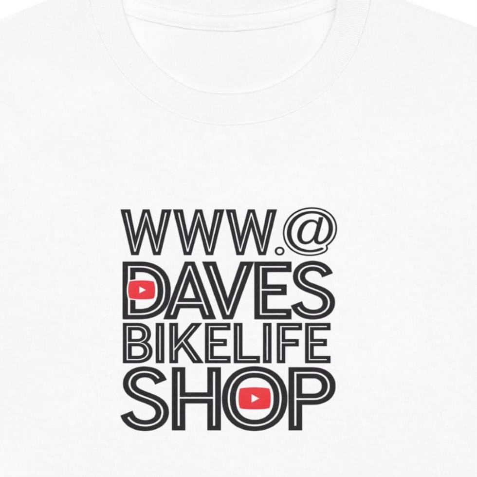 Youth BMX & www.davesbikelife.shop Back and front printed classic tee