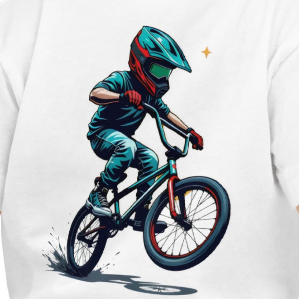 BMX style Jersey Baby Short Sleeve Tee
