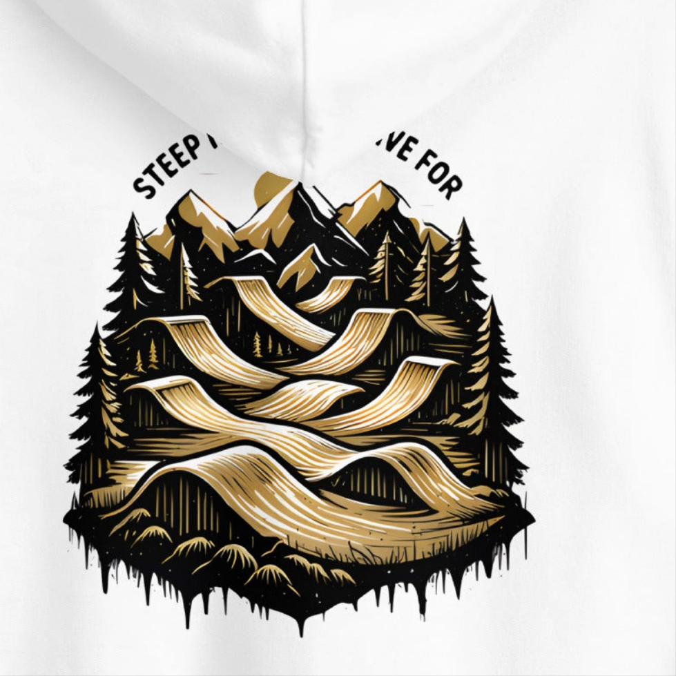 Unisex steep stuff bike park Custom Hoodie