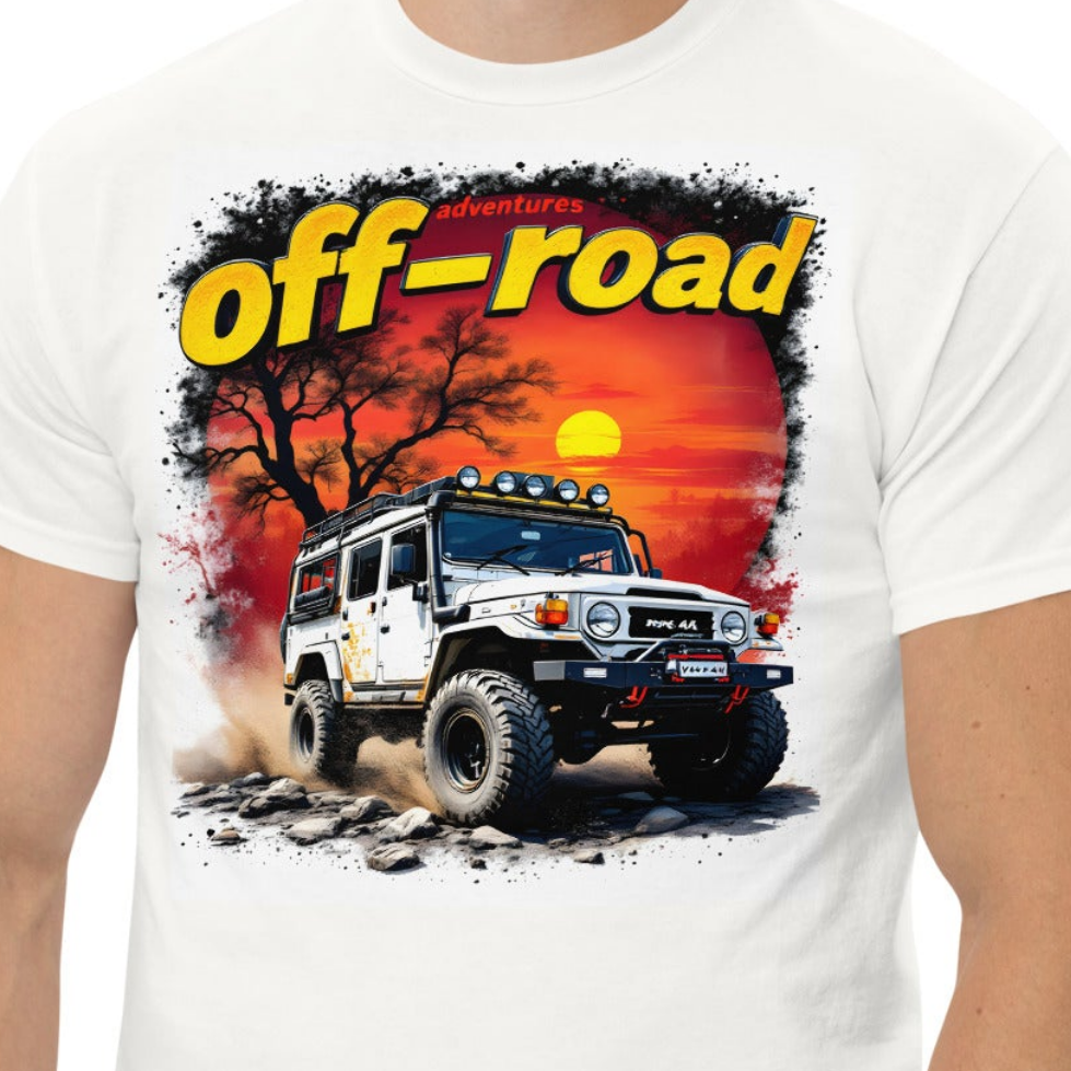 Unisex 4 by 4 off road troopy classic tee