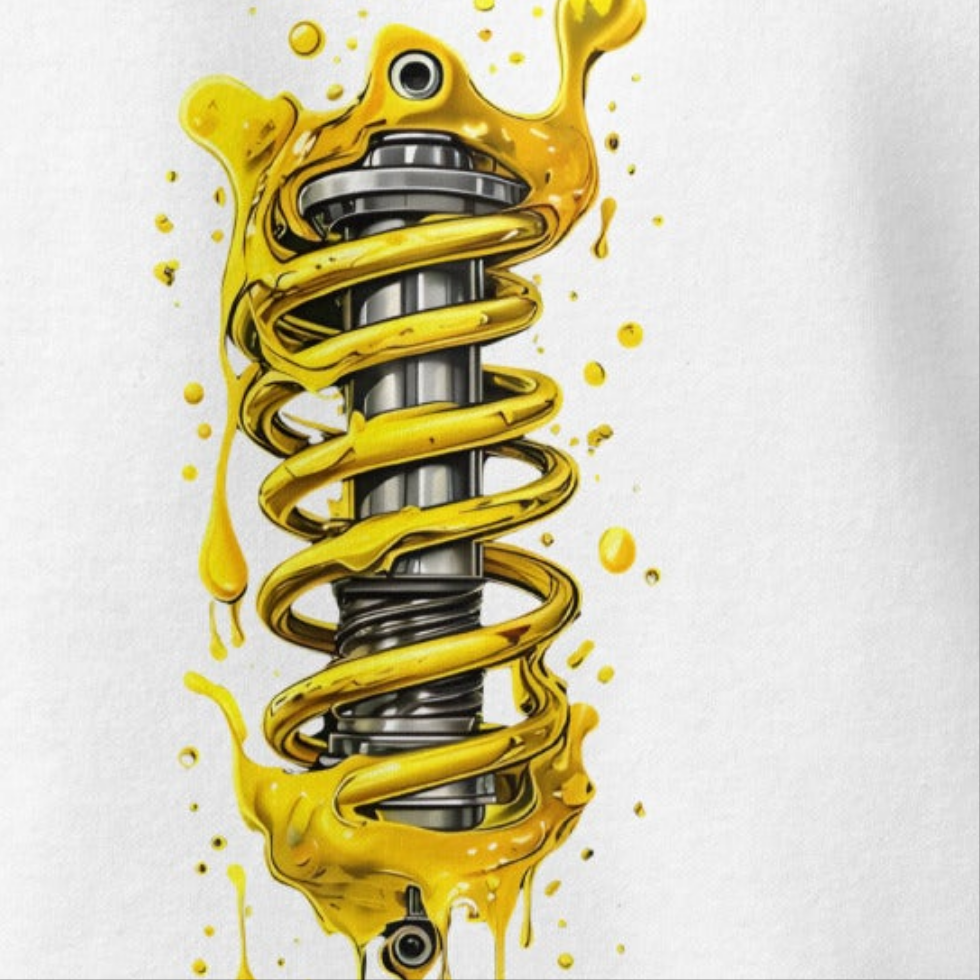 Unisex DH Coil suspension twin print Premium Hoodie