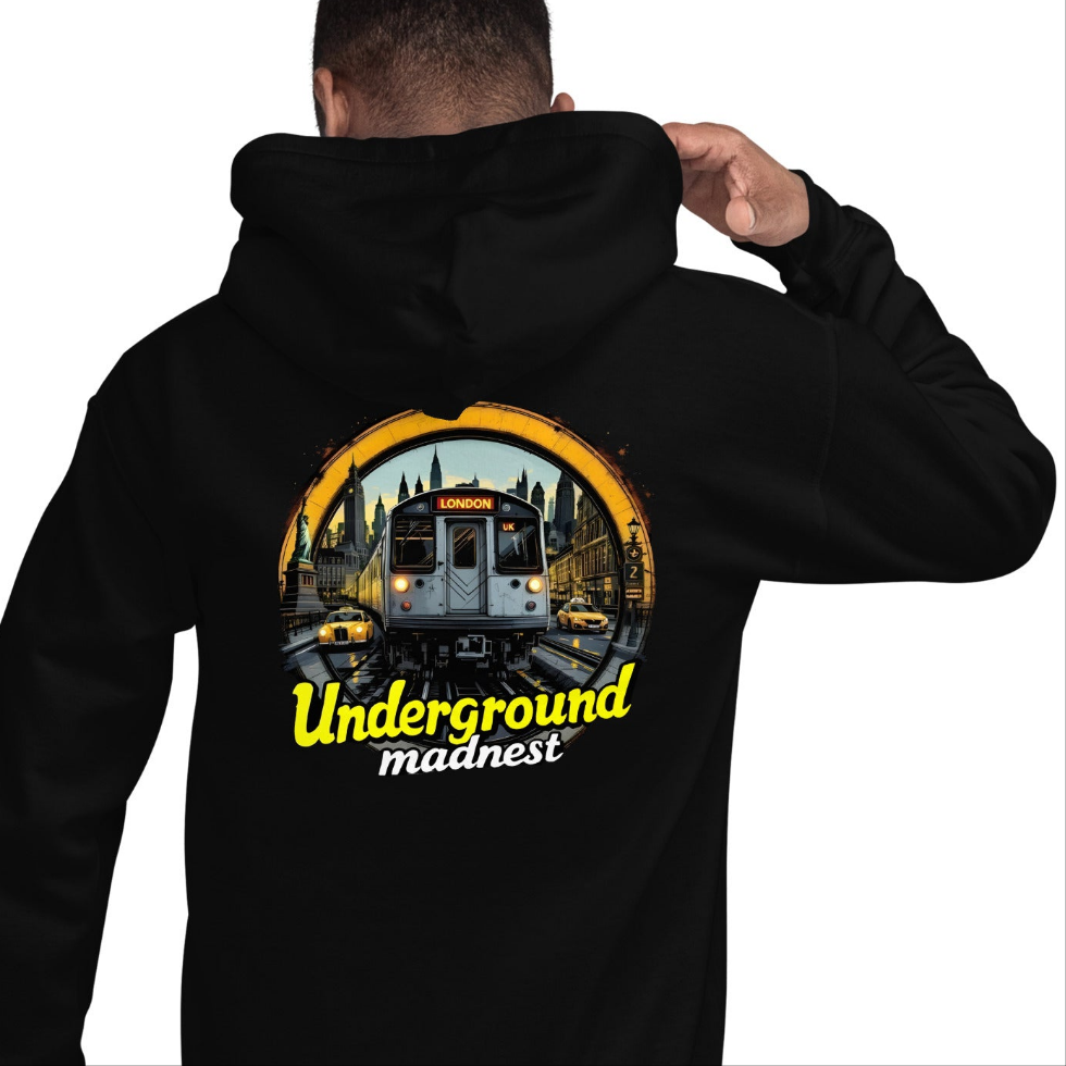 Unisex London Underground Madness Hoodie