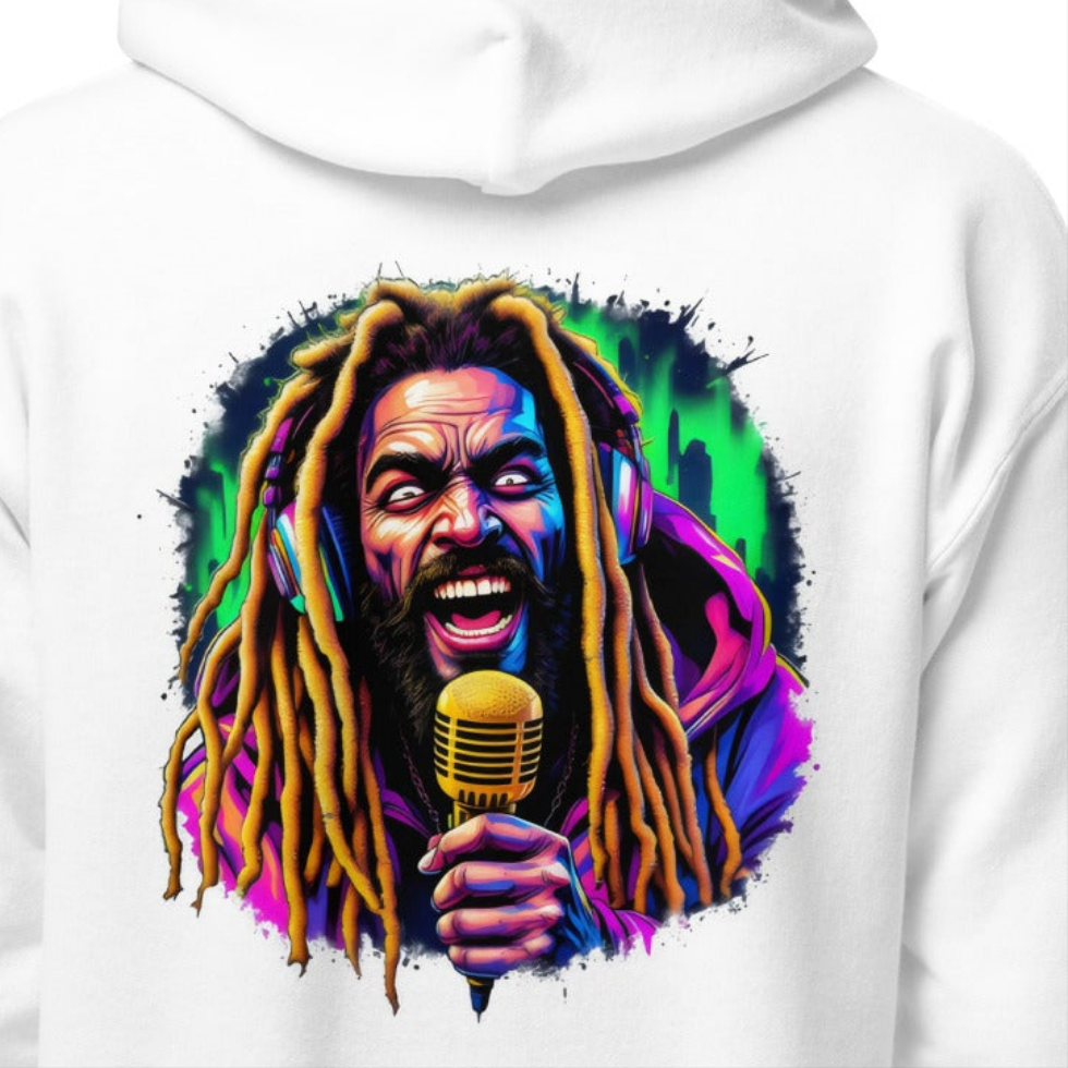 Youth Unisex Golden Mic Blonde dreadlock roster heavy blend hoodie