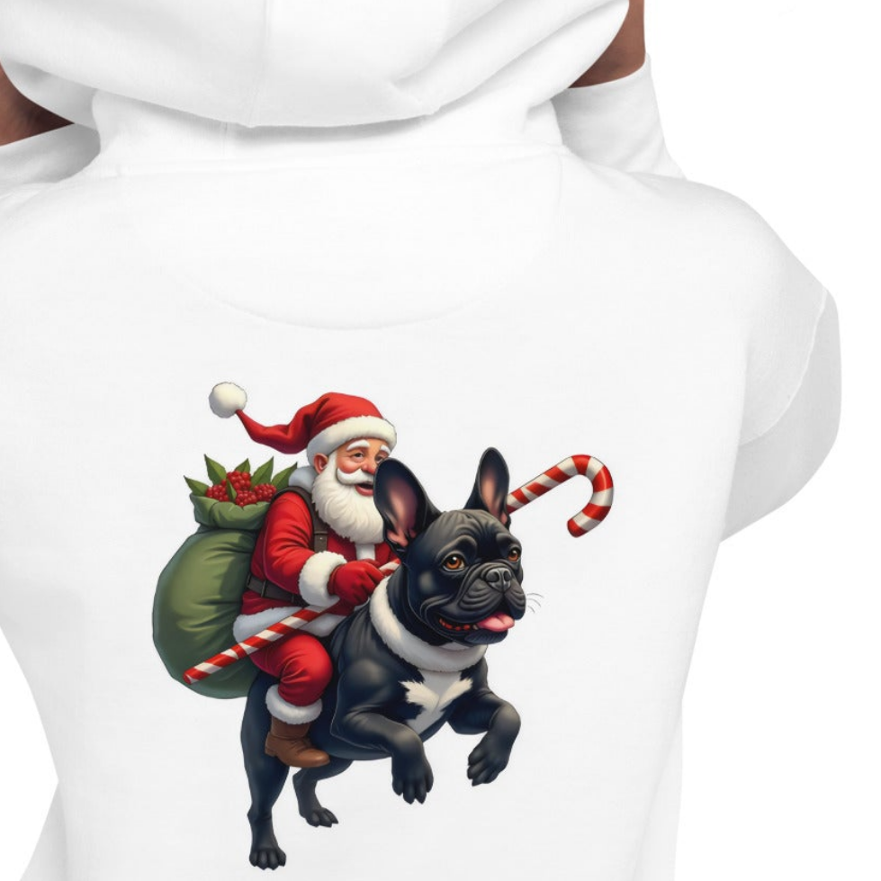 Unisex Farmer Christmas ride in Frenchy Premium Hoodie