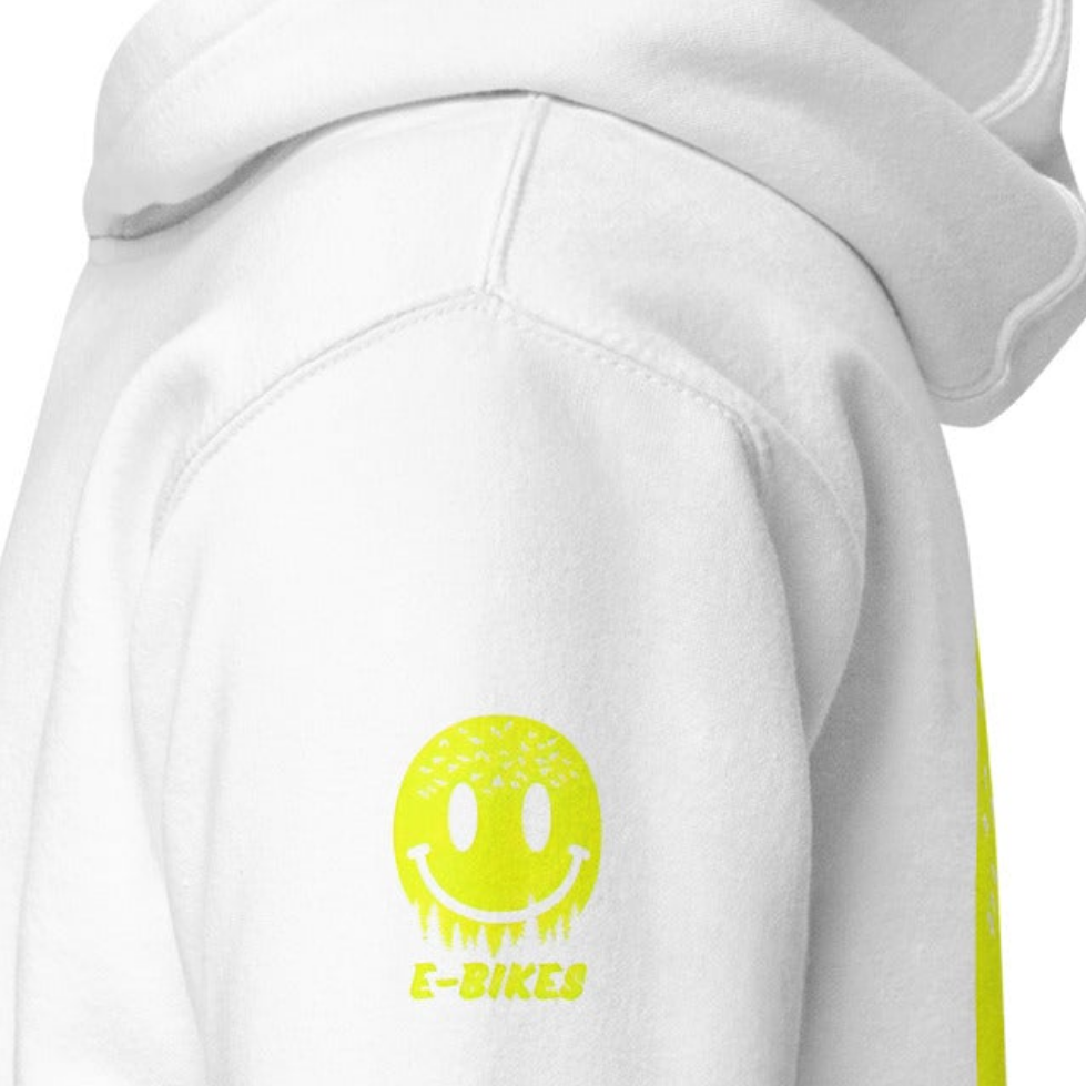 Unisex E bike yellow :) Premium Hoodie