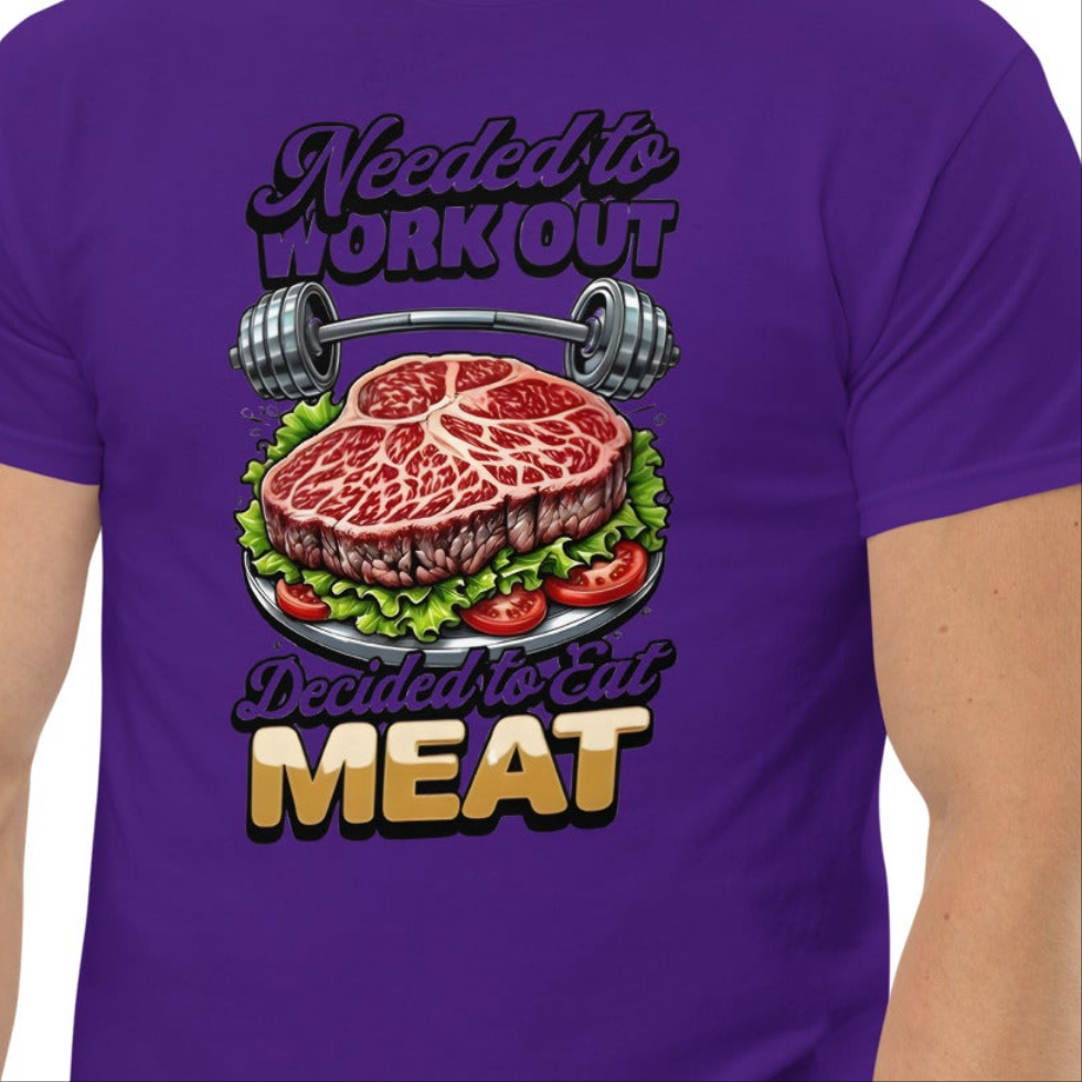 Unisex Workout fitness Japanese waggon Steak classic tee