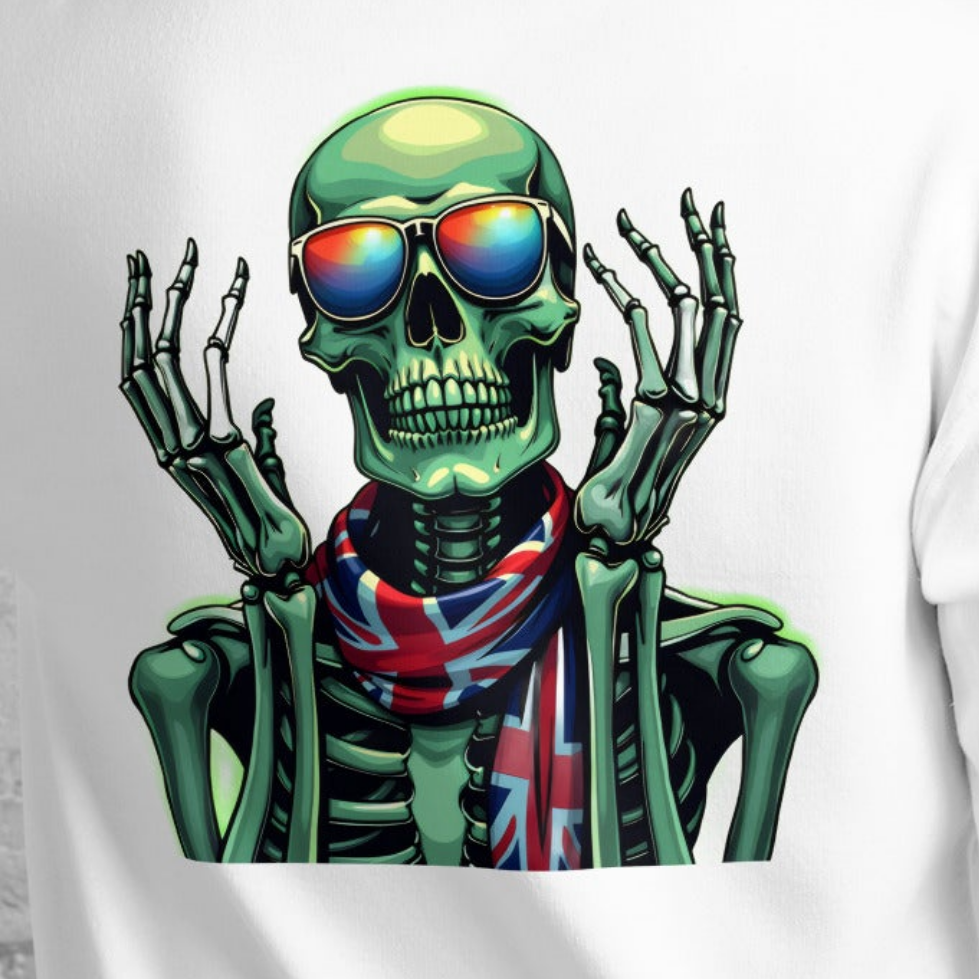 Unisex Luminous skeleton man Hoodie