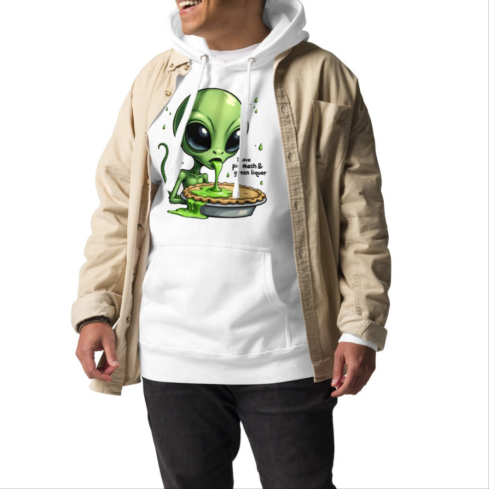 Unisex Alien pie and liquor Hoodie