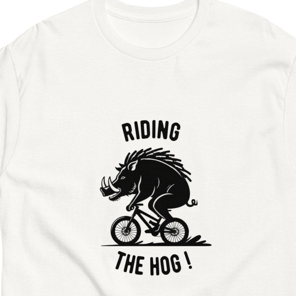 Unisex riding the hog classic tee