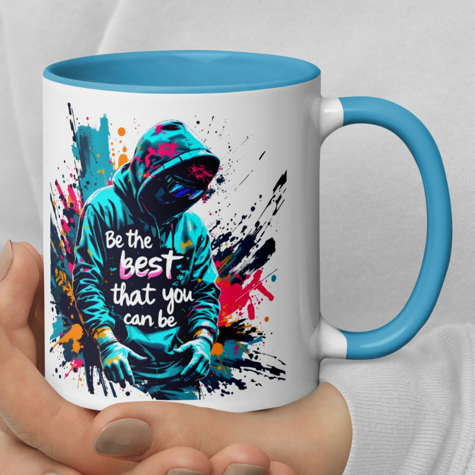 Mug Unisex MTB express with Color Inside