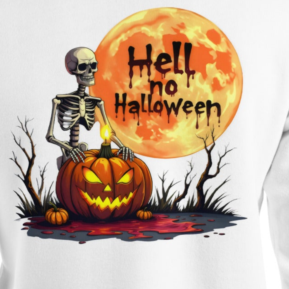 Men's & women's Hell no Halloween classic tee Hoodie