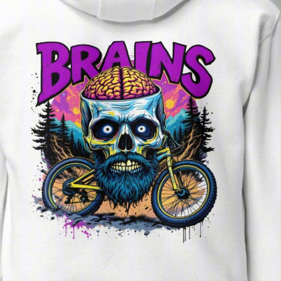 Unisex Brains rider series premium Hoodie