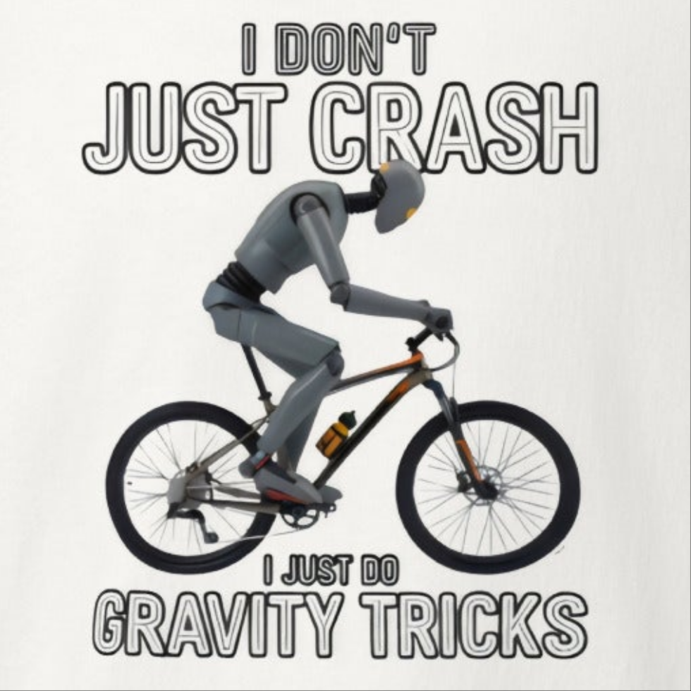 Unisex I don't just crash I just do gravity tricks classic tee