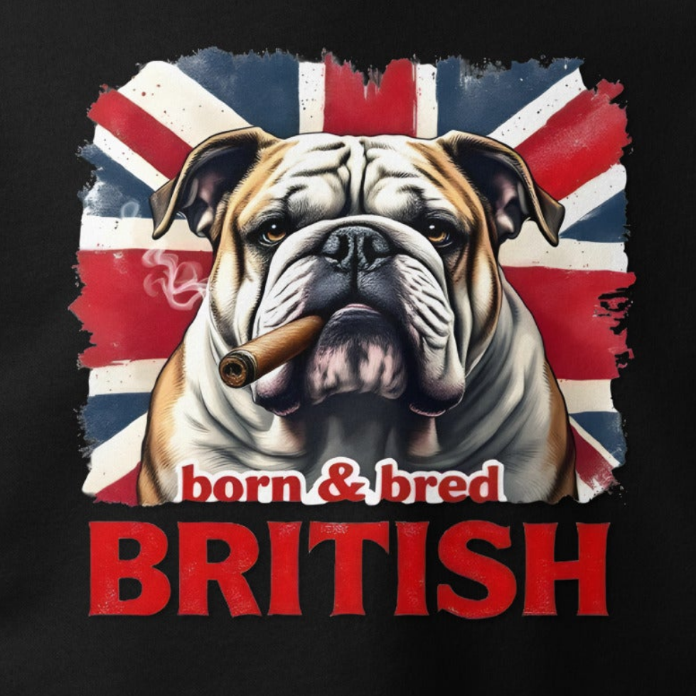 Unisex British born & bred Premium Hoodie