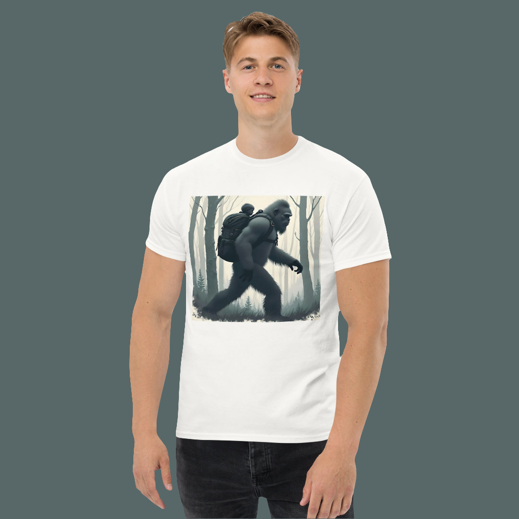 Unisex Bigfoot Sasquatch and baby classic tee