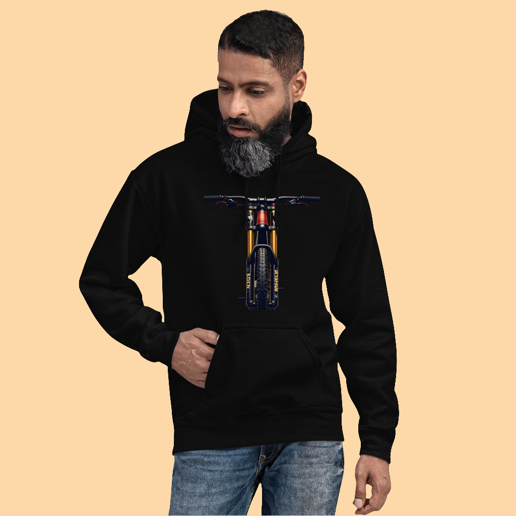 Men's DH DBL Double print Hoodie