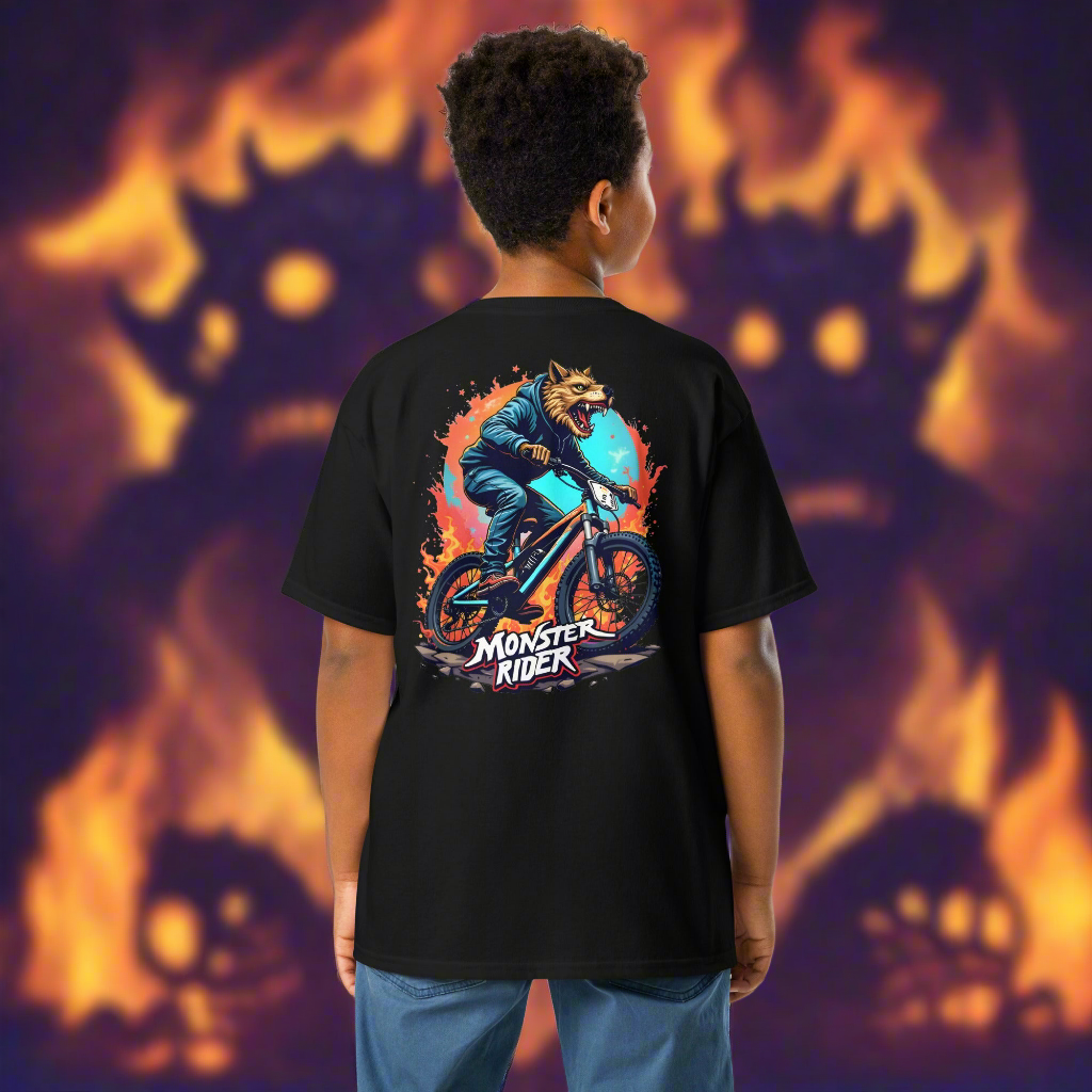 Youth wolf Monster Rider classic tee
