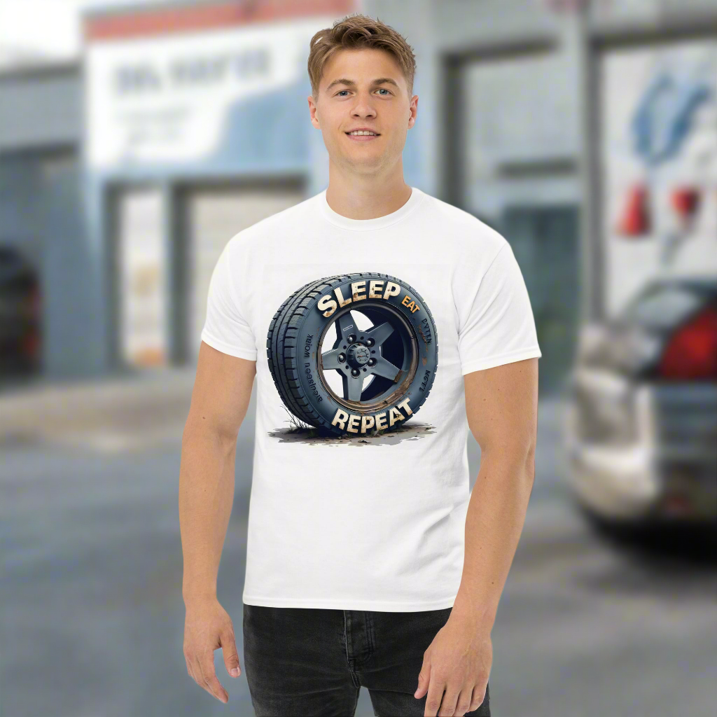 Sleep Eat repeat classic tee