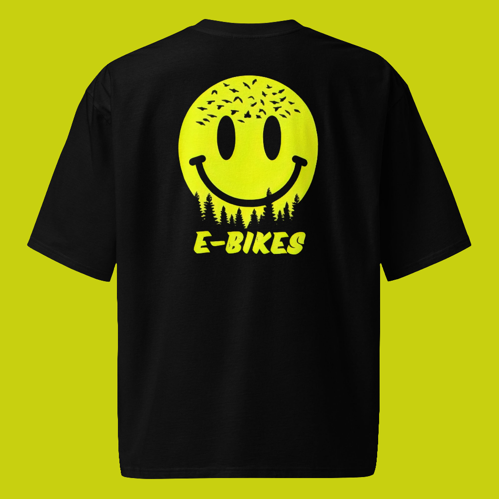 Oversized Ebike yellow :) heavyweight t-shirt