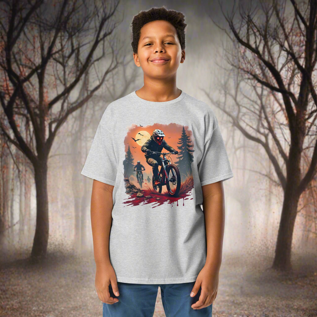 Youth Halloween rider classic tee