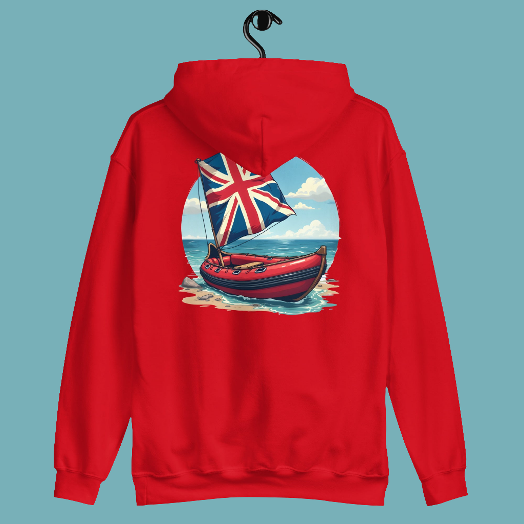 Unisex UK Beach Dinghy Hoodie