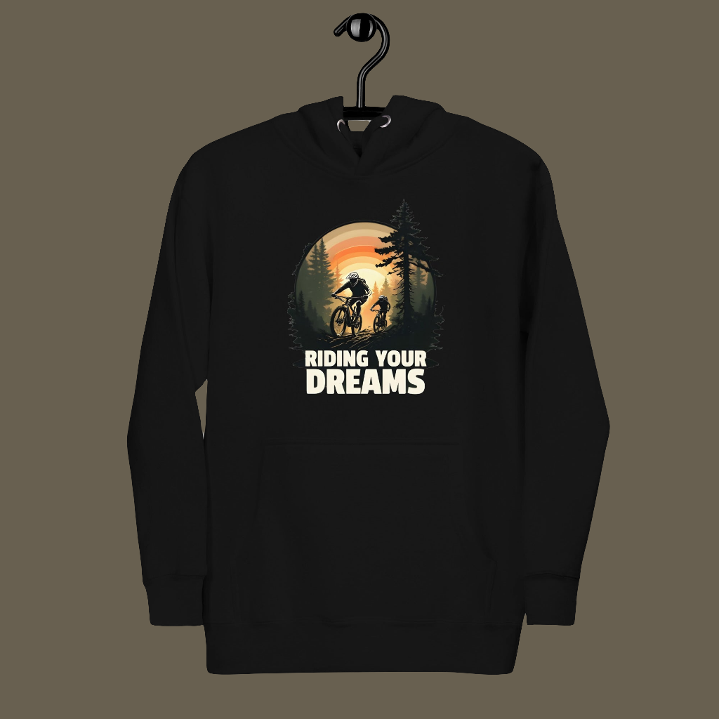 Unisex Riding your dreams Twin print Hoodie