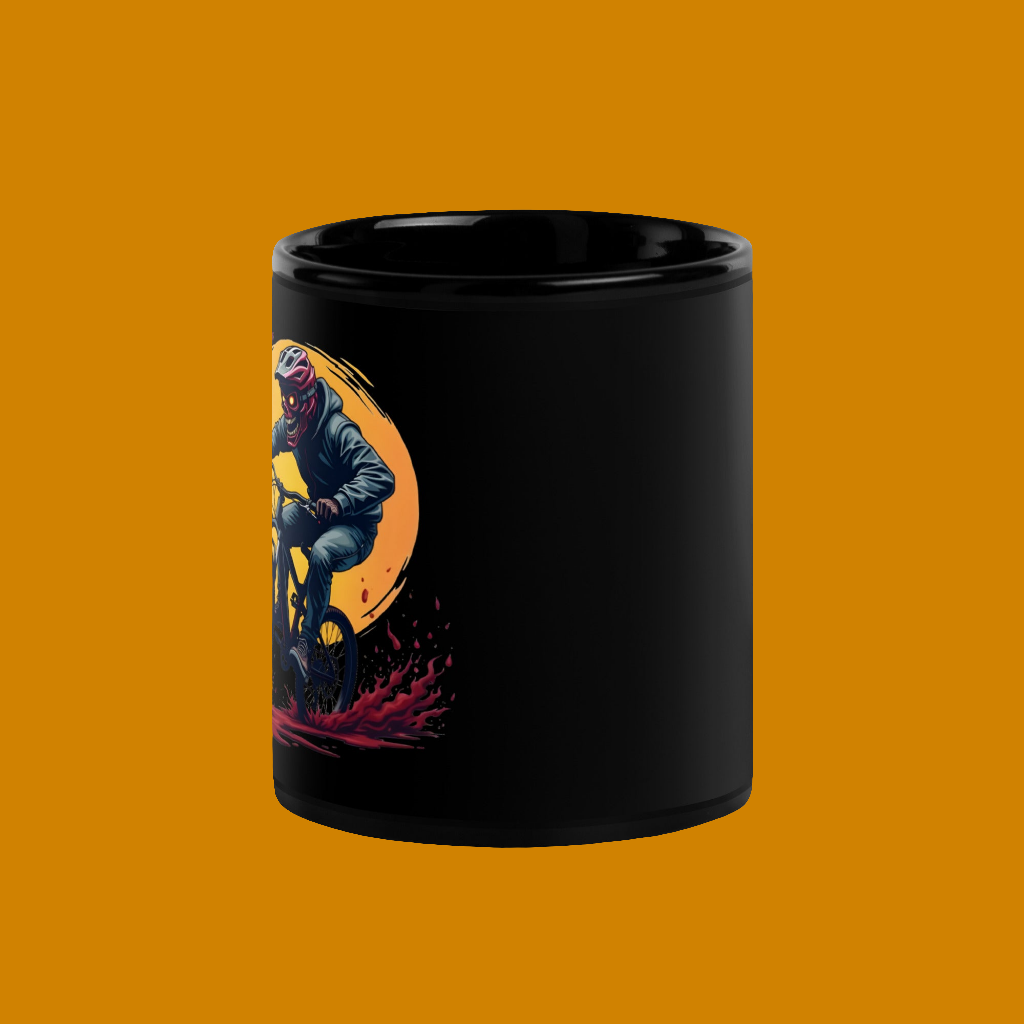 beast rider classic Black Glossy Mug