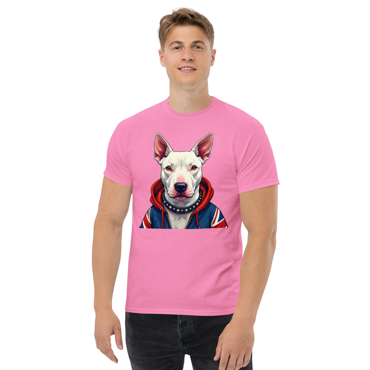 Unisex What English bull terrier union Jack Hoodie classic tee