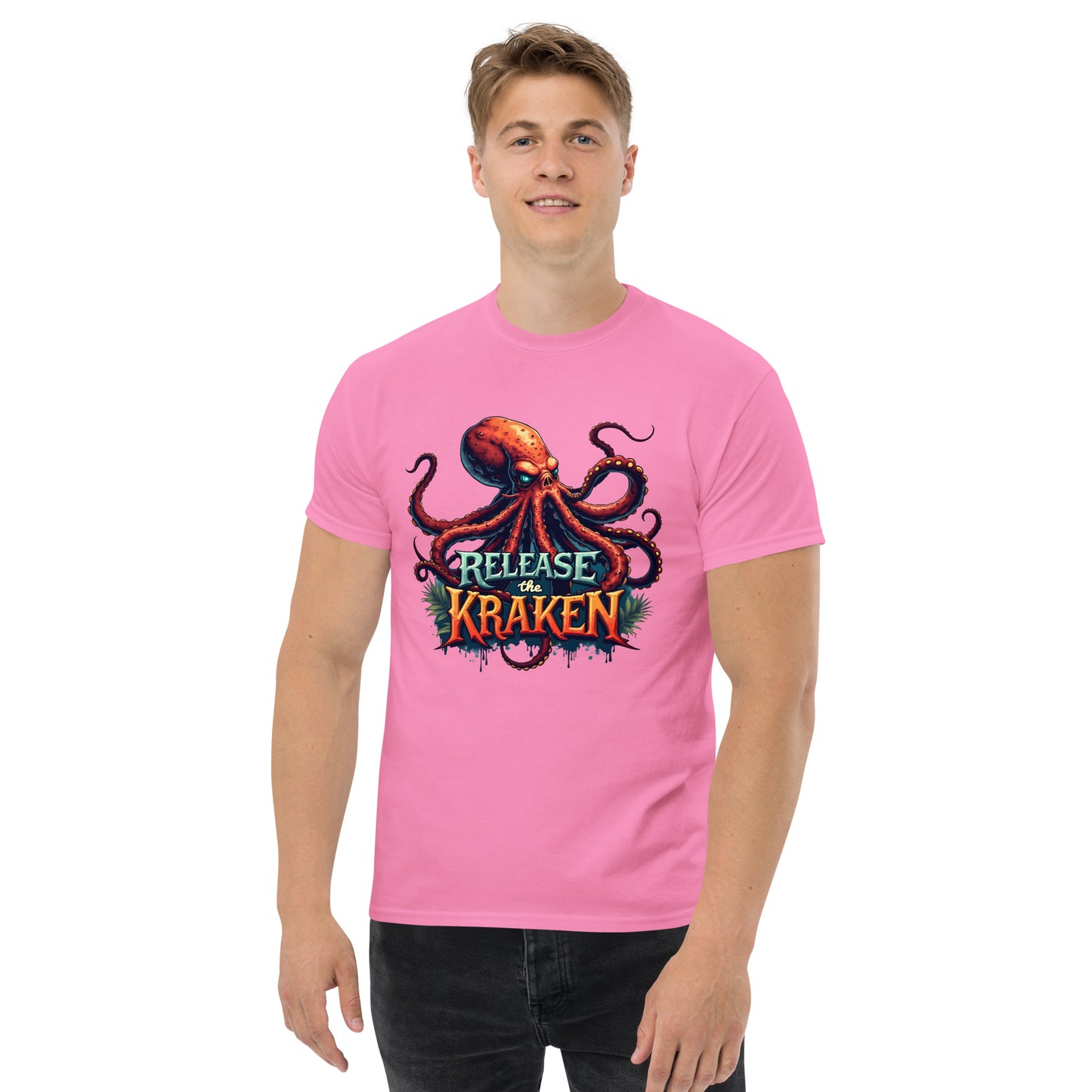 Men's released a Kraken classic tee