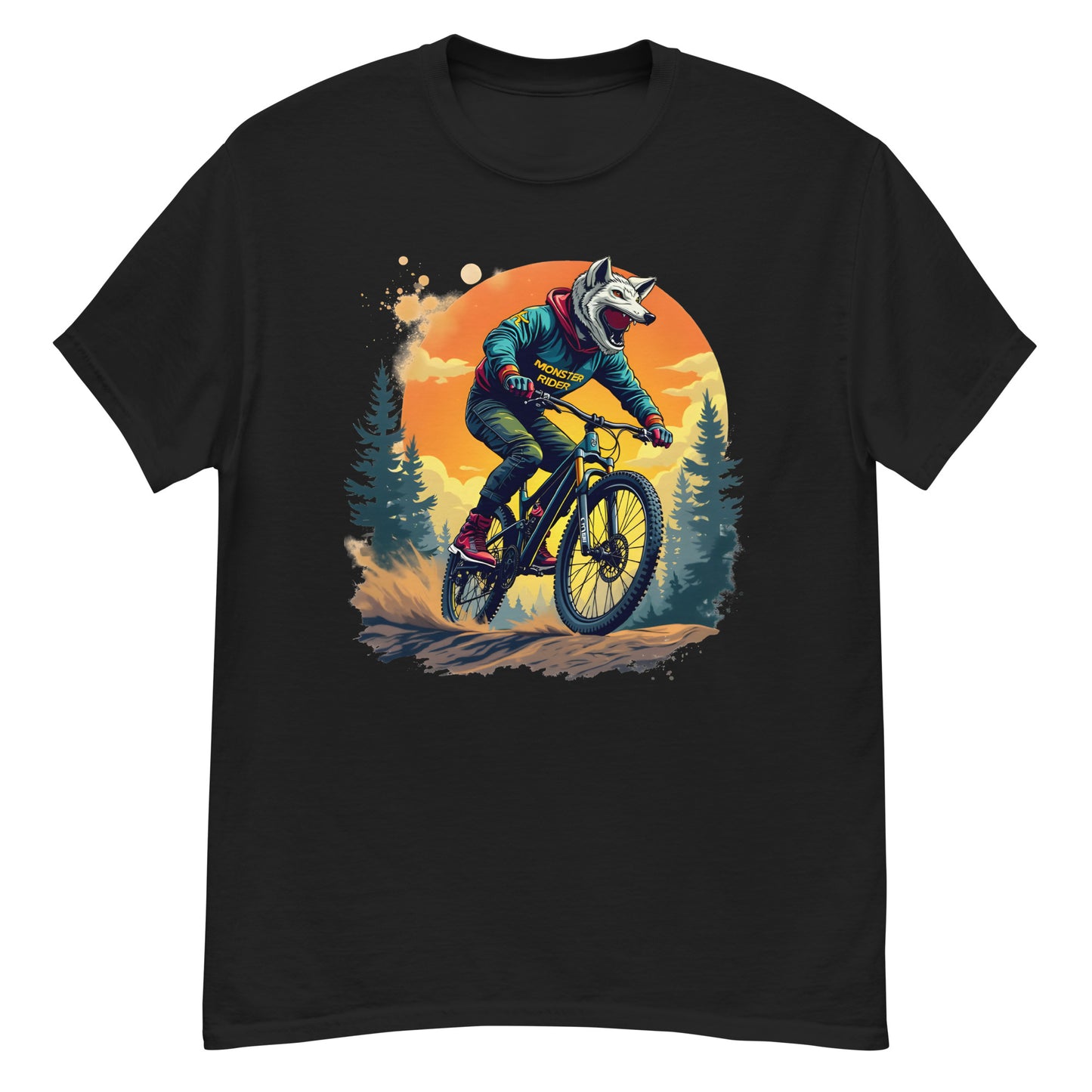 Men's foxy rider cartoon classic tee