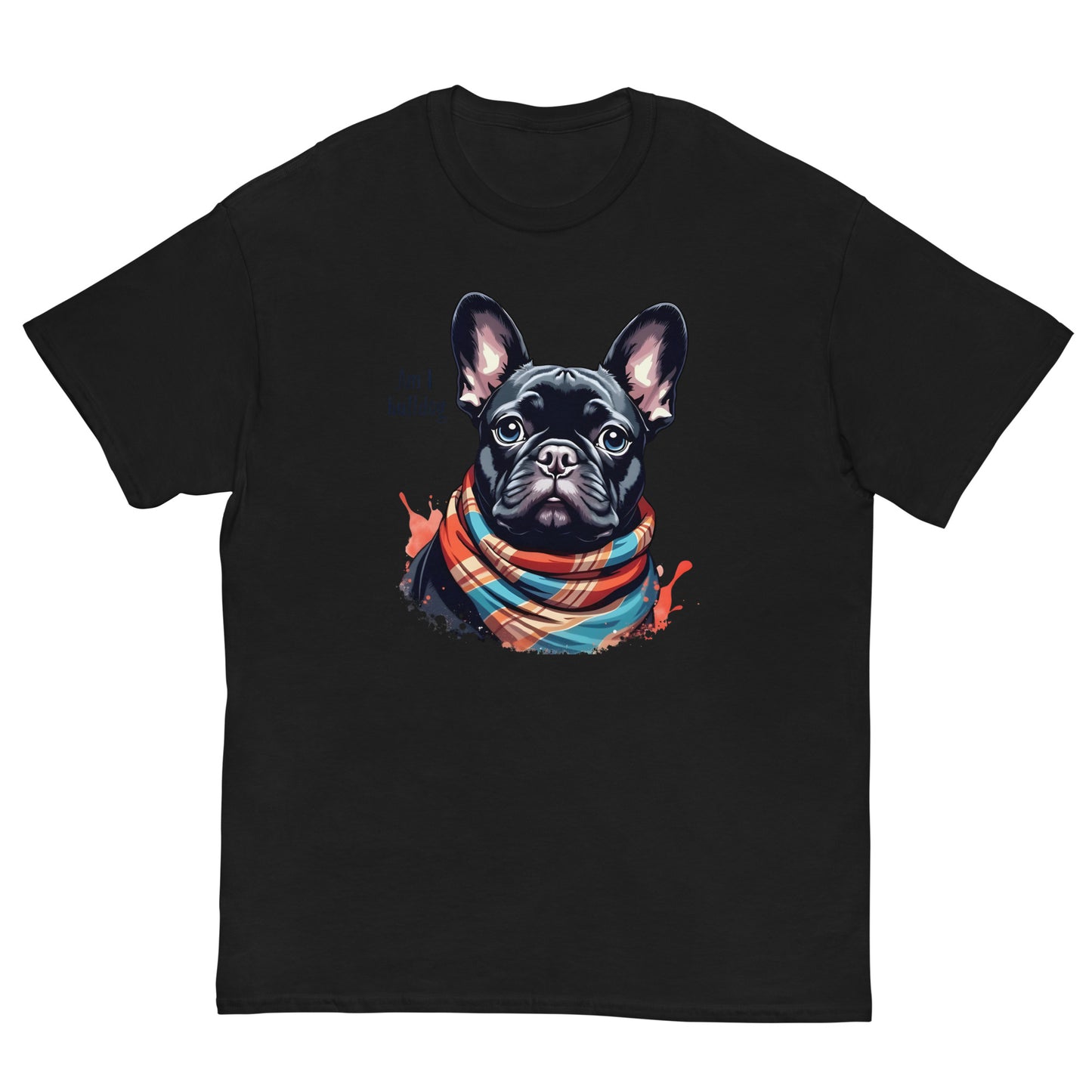 Women's twin print pug French bulldog classic tee