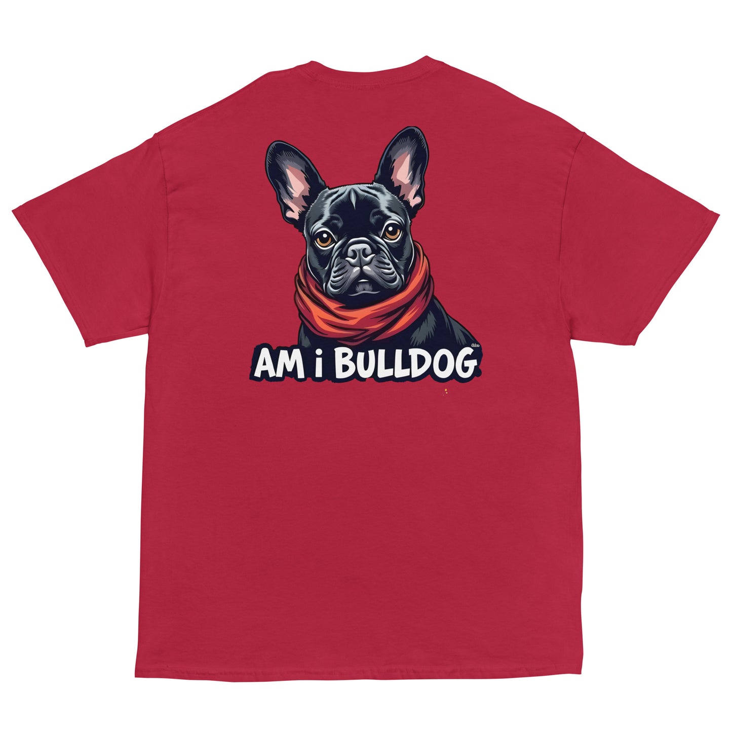 Women's twin print pug French bulldog classic tee