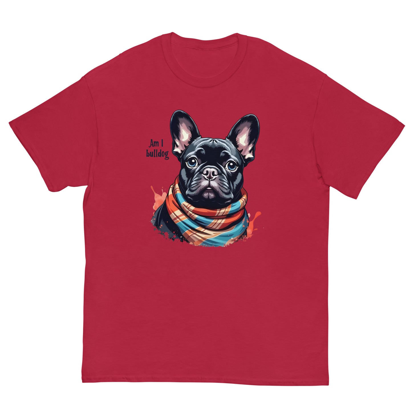 Women's twin print pug French bulldog classic tee