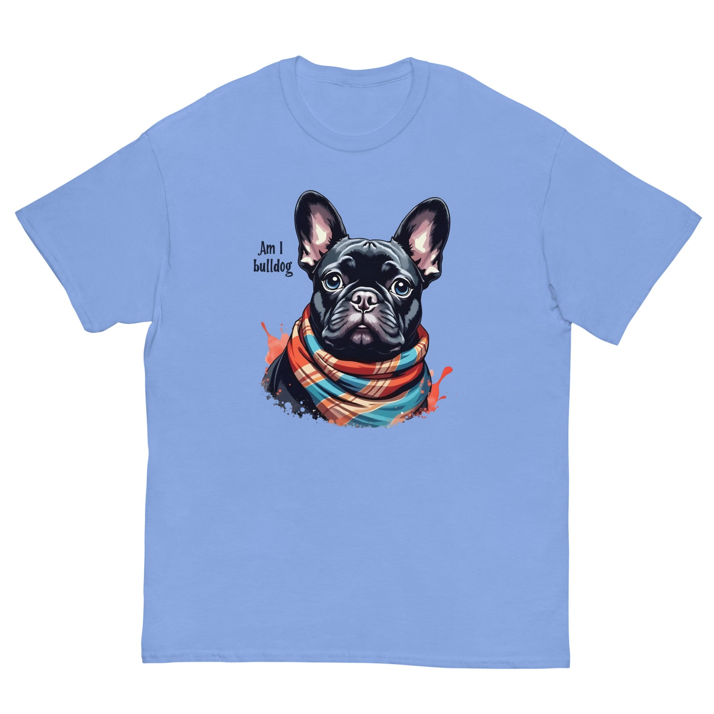 Women's twin print pug French bulldog classic tee