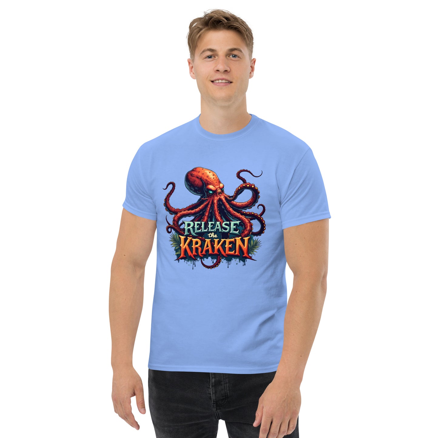 Men's released a Kraken classic tee