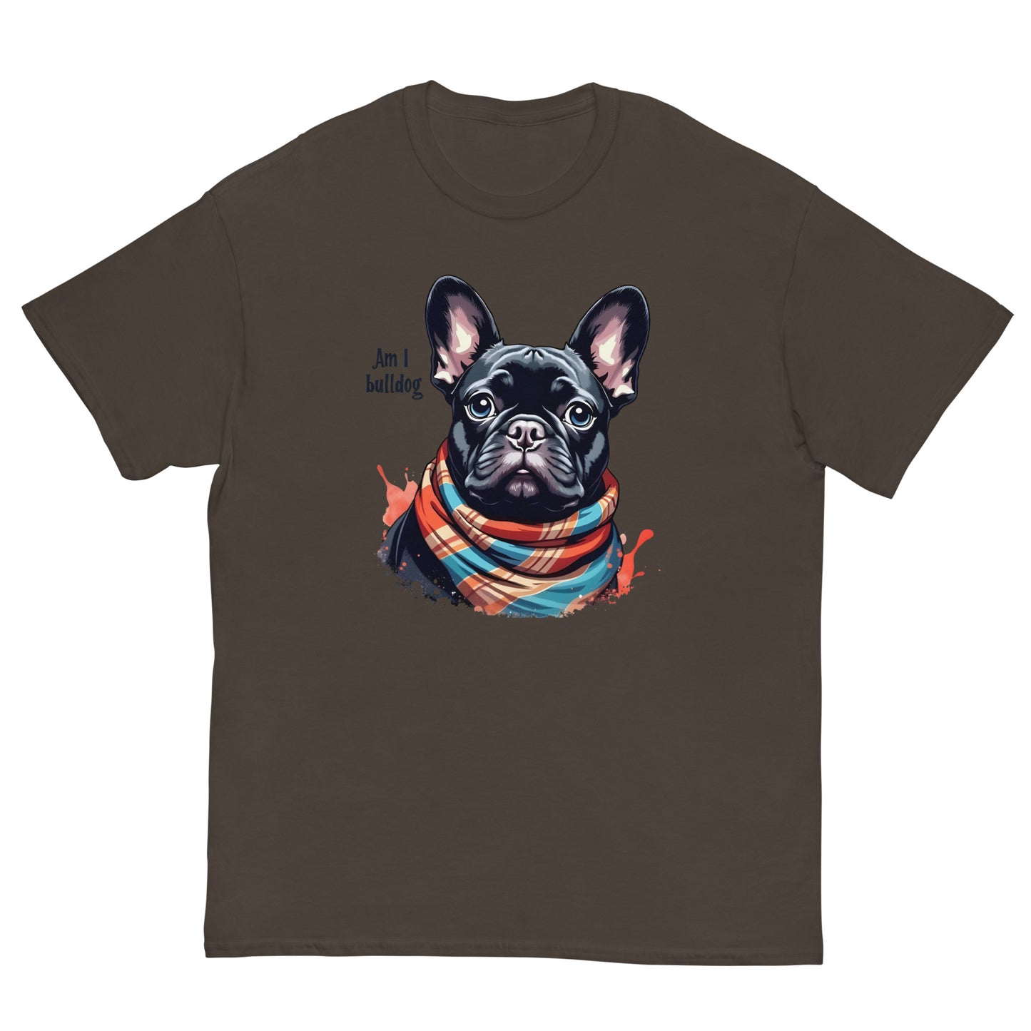 Women's twin print pug French bulldog classic tee