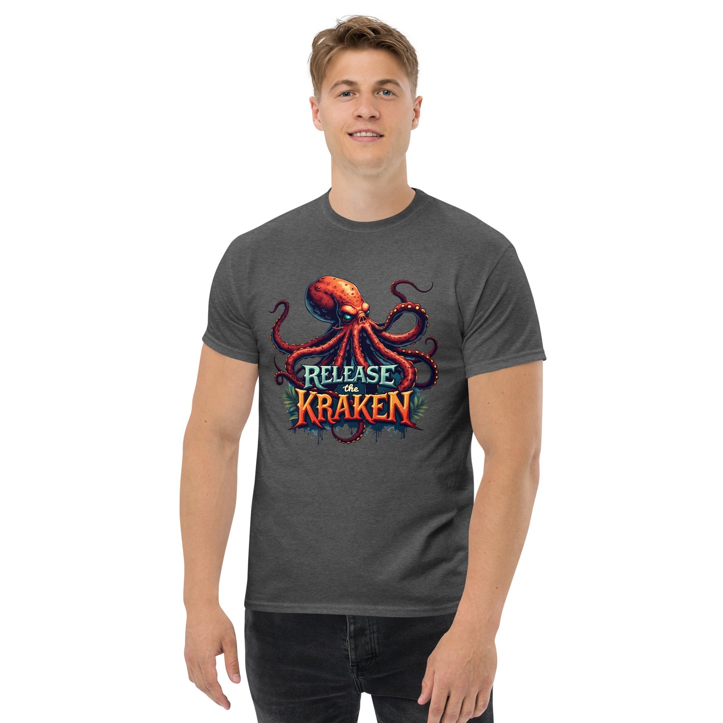 Men's released a Kraken classic tee