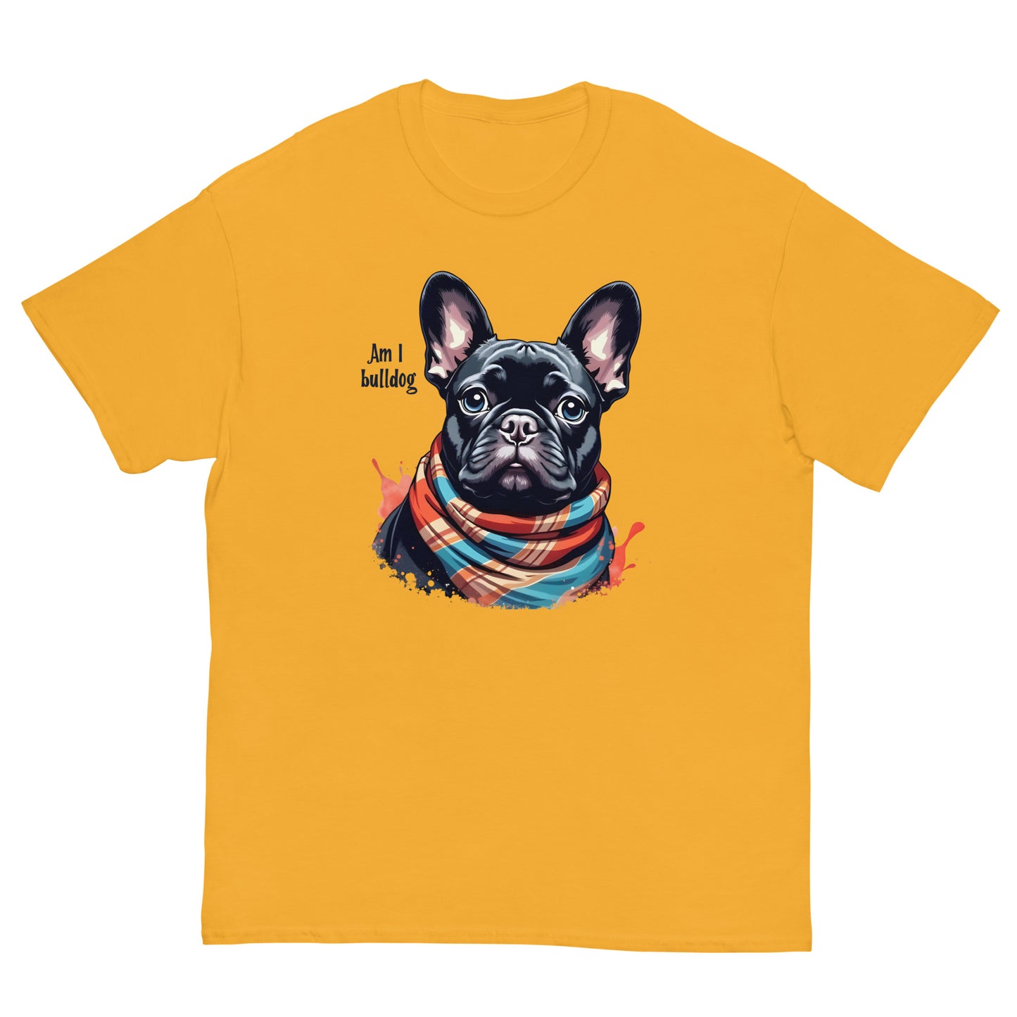 Women's twin print pug French bulldog classic tee