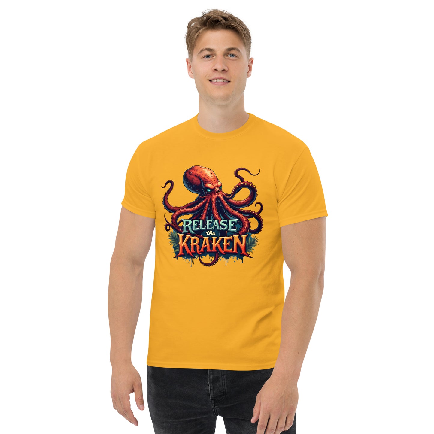 Men's released a Kraken classic tee