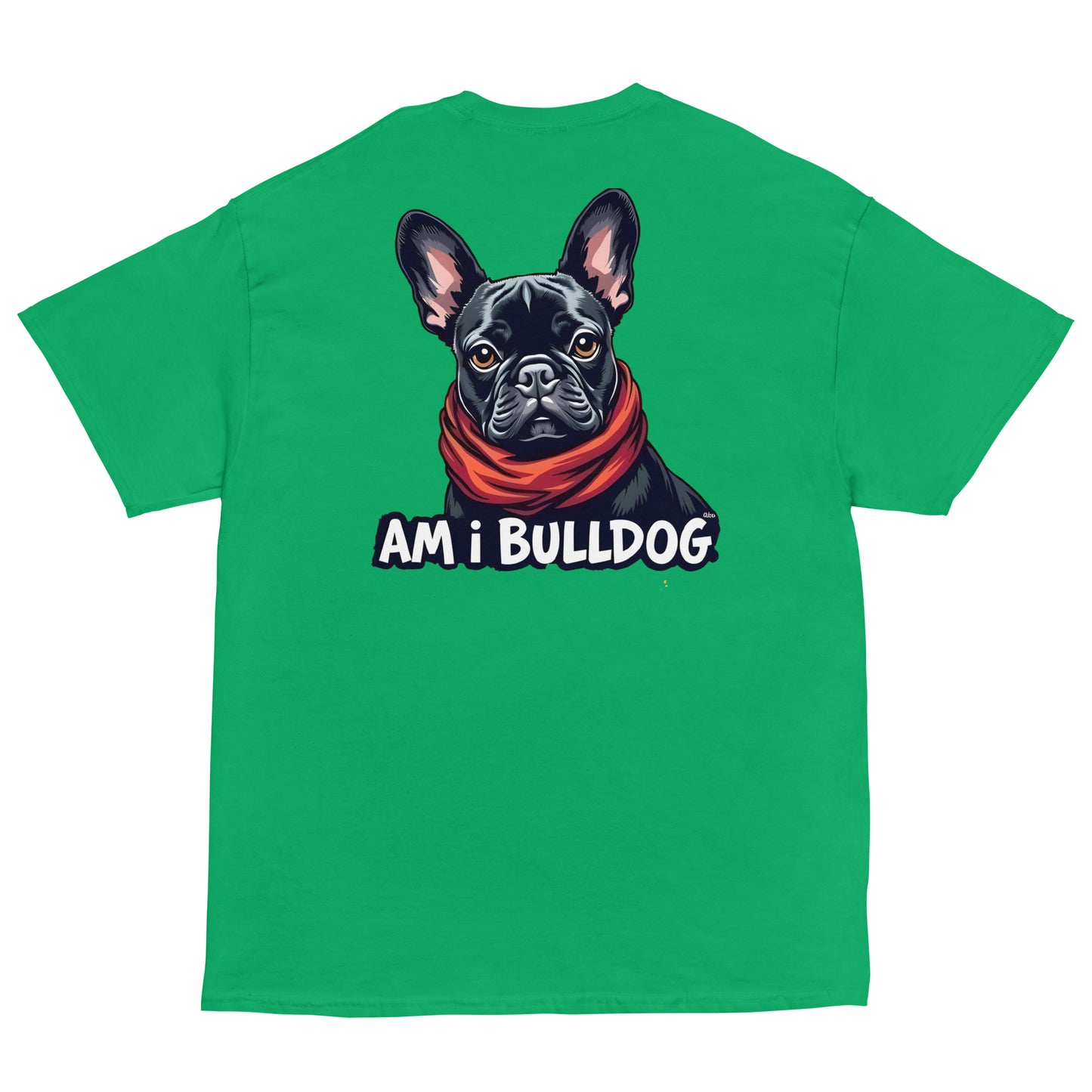 Women's twin print pug French bulldog classic tee
